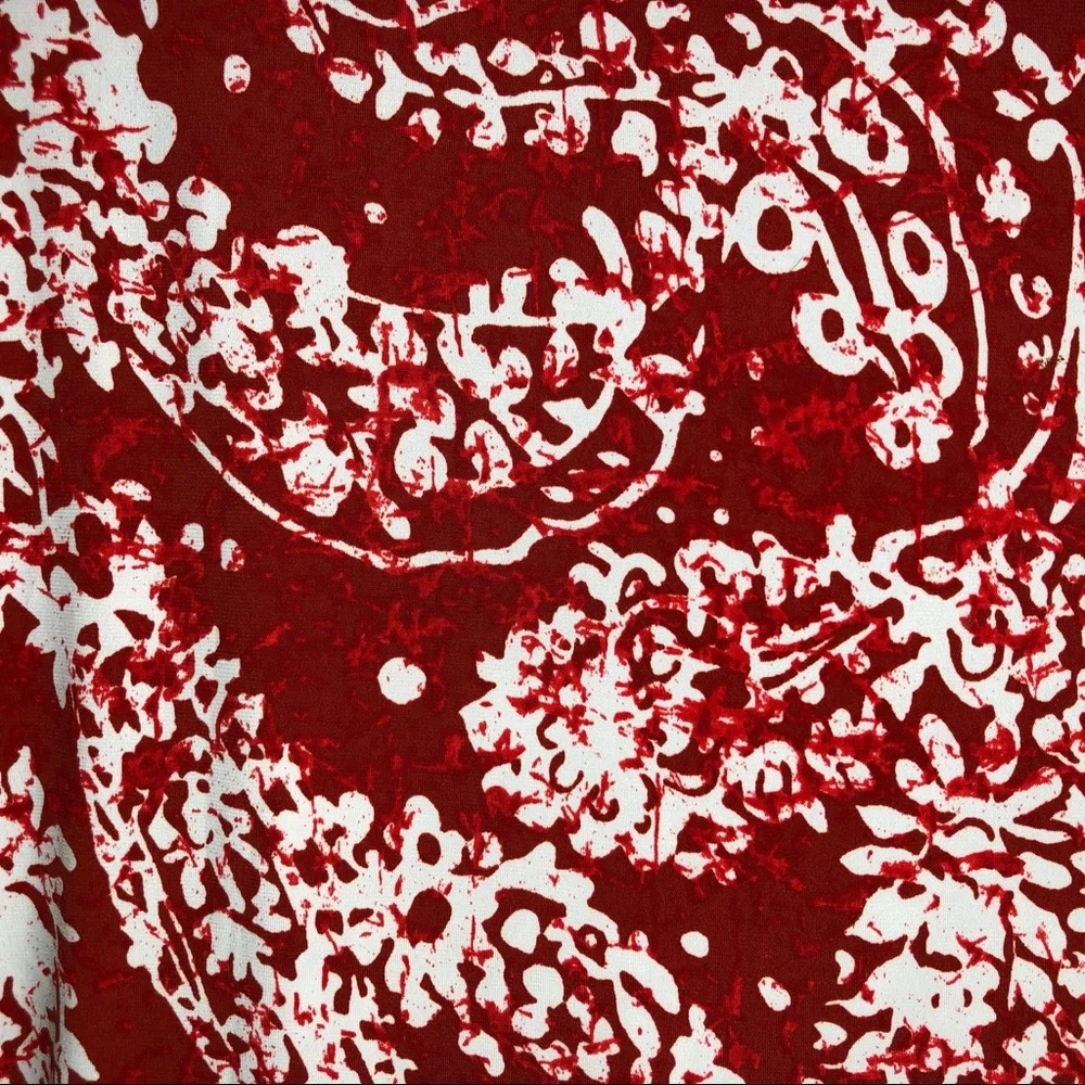 MICHAEL MICHAEL KORS Red Floral Dress tie-back - Picture 5 of 6